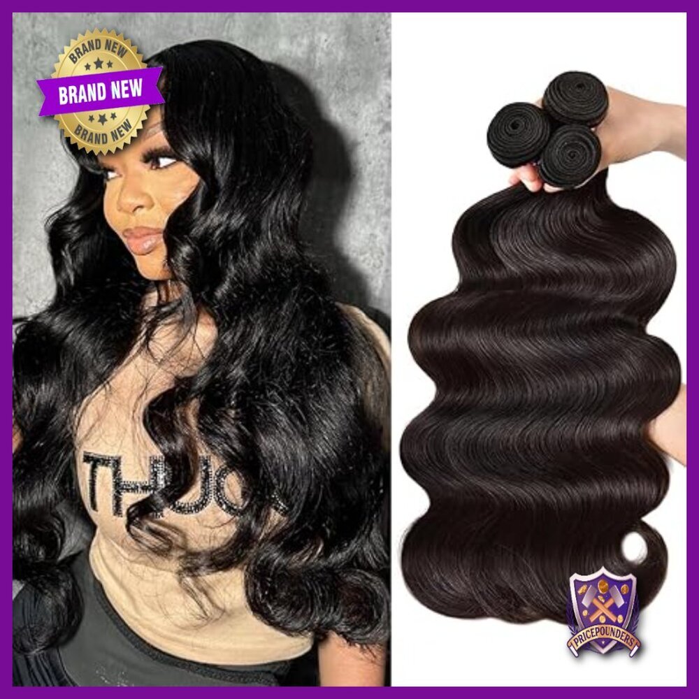 10A Grade Human Hair Extensions 20 22 24 Inch Body Wave 3 Bundles
